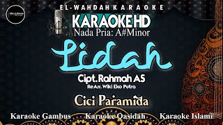 LIDAH (Cici Paramida) - Karaoke Pria | Lirik Berjalan | Audio HD