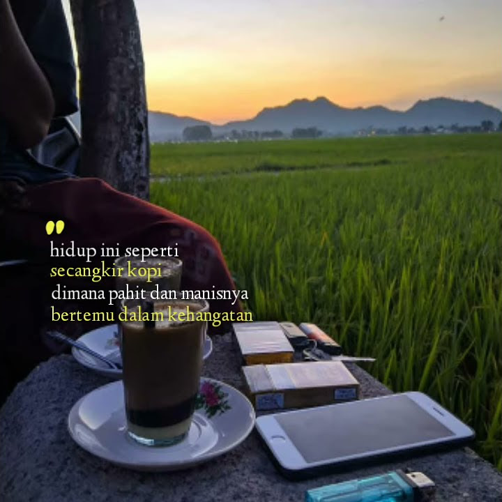 (Story wa)'secangkir kopi sejuta inspirasi'