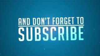 New Like, Comment And Subscribe Outro