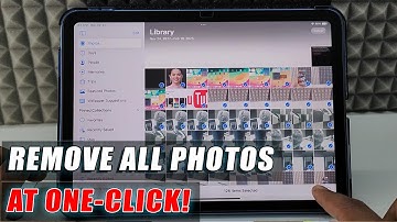how to delete all photos on ipad at once?