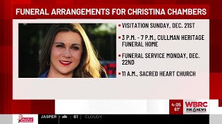 Funeral arrangements for Christina Chambers