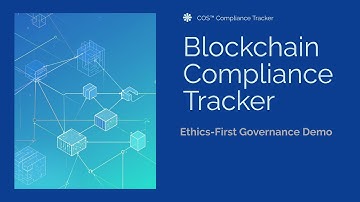 COS™ Blockchain Compliance Tracker — Ethics‑First Governance Demo