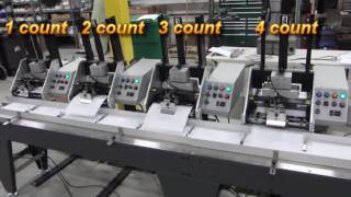 5 Station XM Collator Right Angle Collating Label Packs
