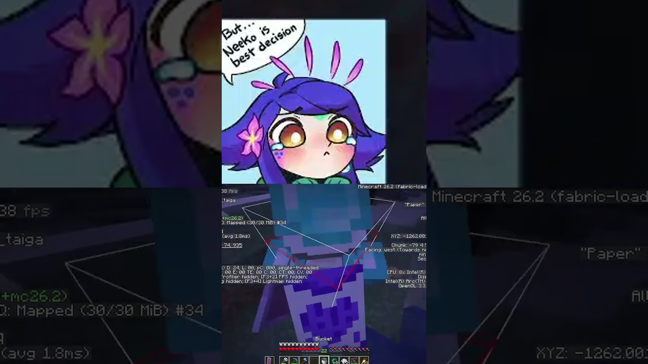 ¡Casi pierdo todo por una caída en Minecraft! 💀😭 #Minecraft #MLGWater #Shorts #TwitchClips #Fail by DJ Noctis