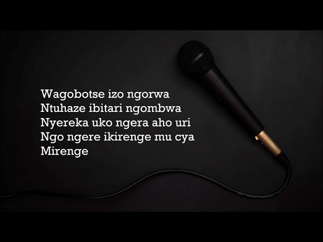 NDAYOBOZA KU IDEMBE (LYRICS) BY MUGABO JUSTIN class=