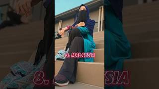 Top 10 Countries With Their Hijab Style #hijabstyle