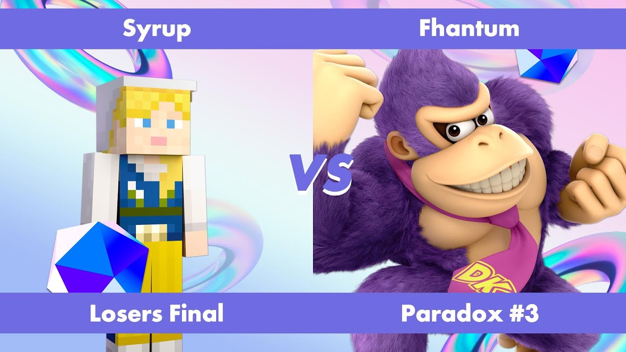 Paradox #3 - Syrup (Steve) vs Fhantum (Donkey Kong) - Losers Final - SSBU