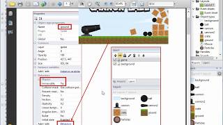 Cannon game : construct2 part2 (簡易遊戲製作) screenshot 1