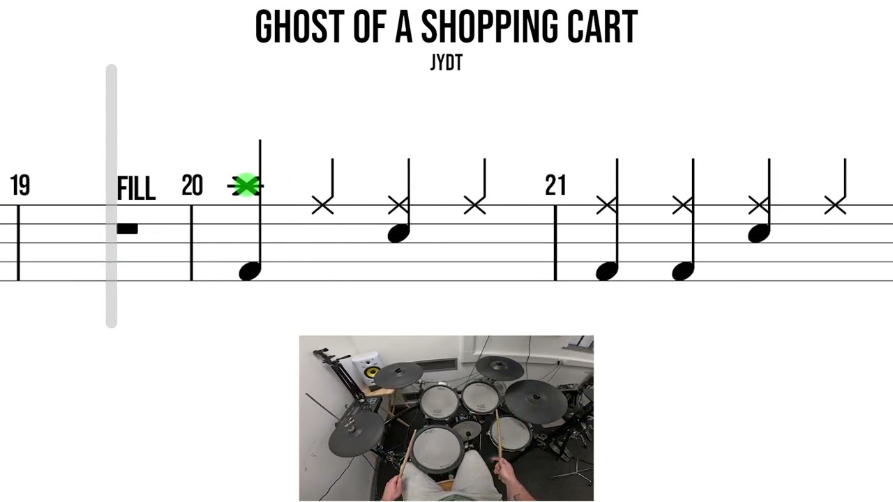 Ghost of a Shopping Cart  J Y D T🥁 Medium Beginner Version