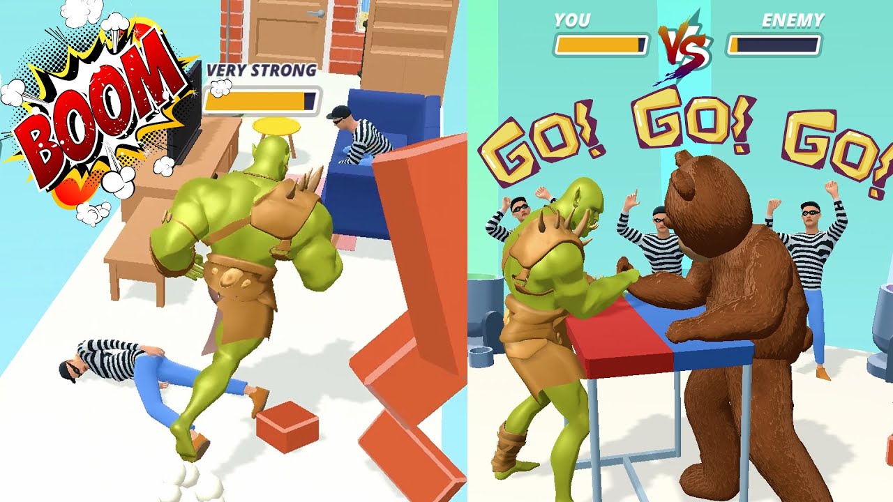 💪Muscle Race 3D🤼 | New Game Update | All Levels | Android, ios | New Game