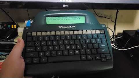 Using an AlphaSmart 2000 on Windows 11 over PS/2