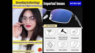 👓Smart color-changing reading glasses that can be easily used indoors and outdoors