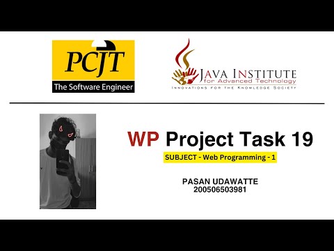 Web Project Task 19 | 1st Year | Semester 01 | Java Institute | e-Commerce Web Application