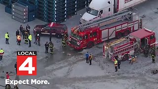 Detroit Fire Department says there have been 8 runs to GM Factory ZERO since August