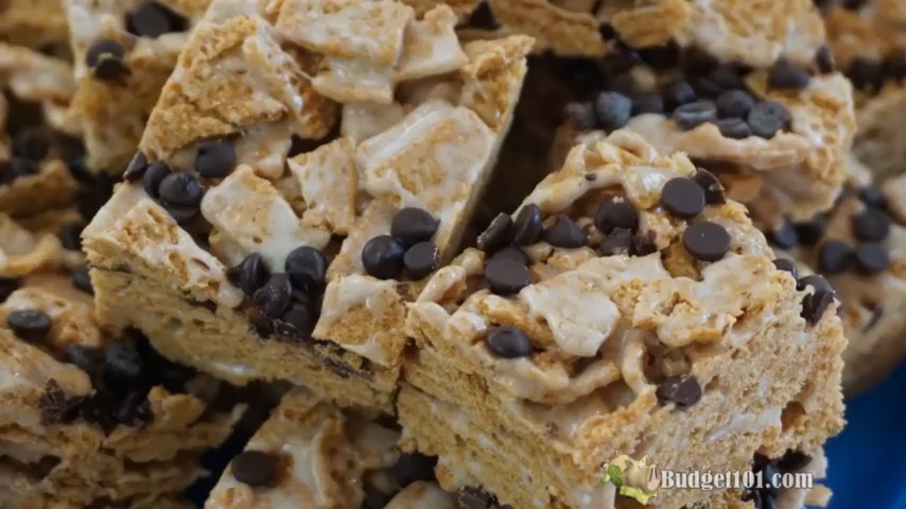 Budget101™ NoBake 4ingredient Honey Graham S'mores Bars YouTube