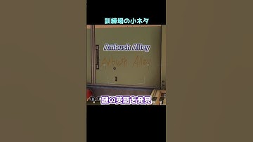射撃訓練場にある謎の英語…#Shorts #apex