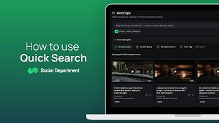 Social Department - Quick Search: Find Shareable, Quotable, Memeable & Trending Content