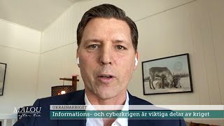 Informations- och cyberkrigen är viktiga delar av kriget  | Malou Efter tio | TV4 & TV4 Play