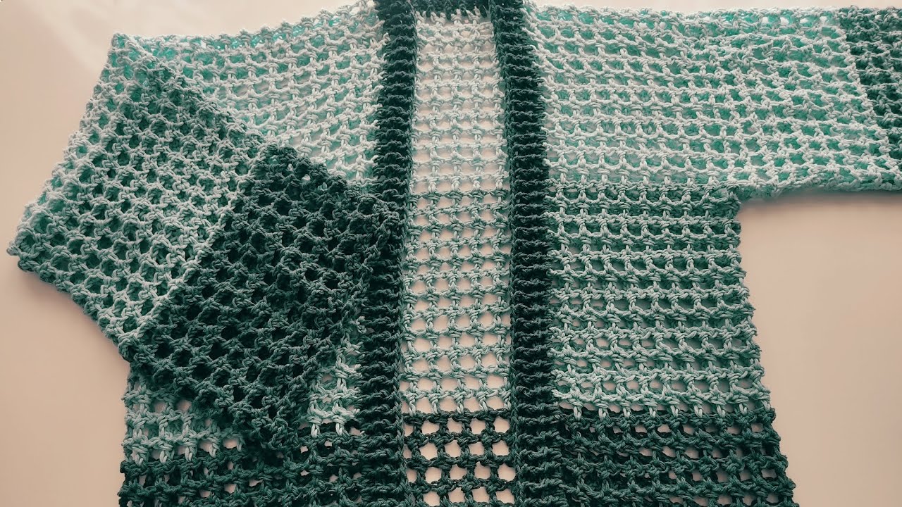 Mevsimlik Tığ İşi Örgü Hırka Yapımı 💚☘️ #crochet #örgü #handknitting #tığişi #model
