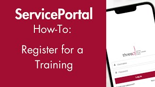 How to Register for a Training
