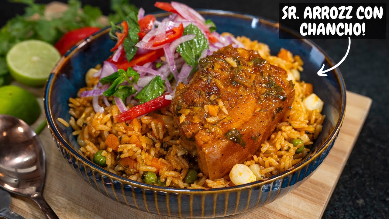 Como preparar un buen Arroz con Chancho a la norteña, receta facil y economica | Abelca