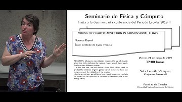 Mixing by Chaotic Advection in 3 Dimensional Flows (Florence Raynal)