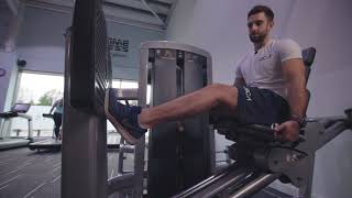 Seated Leg Press Calf Raise - RCA Fitness