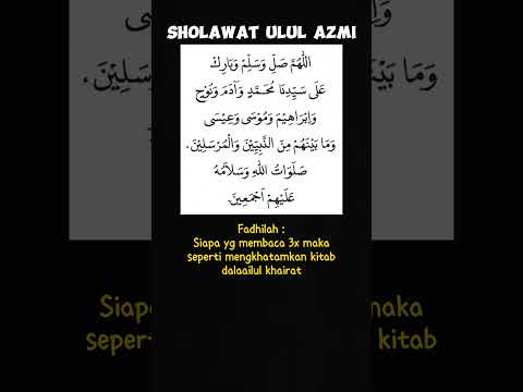 Sholawat Ulul Azmi Dan Fadhilah Nya Pakopkapchannel 