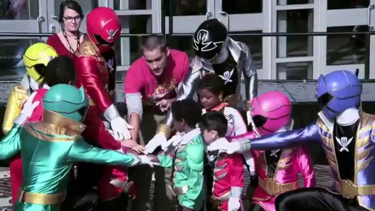 The Power Rangers & MakeAWish Save the Day! YouTube