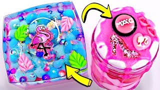 EXTREME BARBIE SLIME! Satisfying Pink Flamingo Slime! Amazing Over The TOP Slimes!