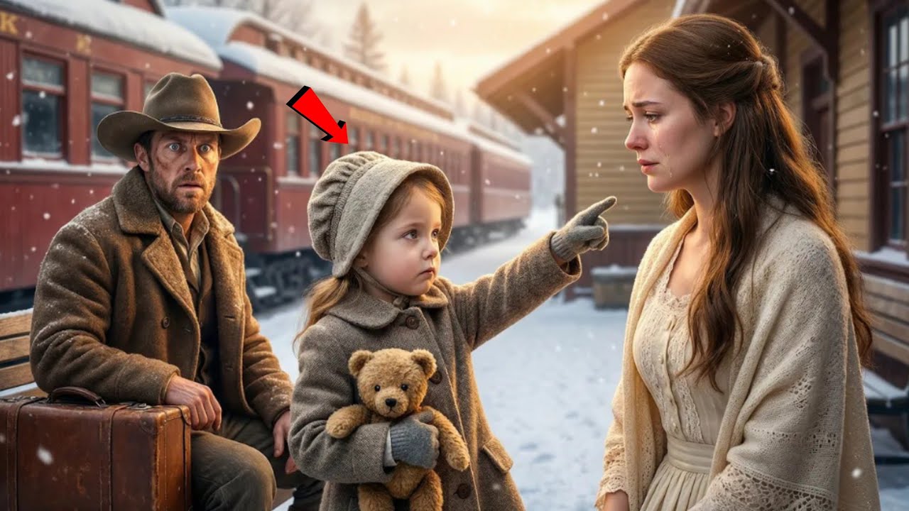 Der verwitwete Rancher erstarrte, als seine Tochter auf die Braut zeigte“