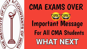 CMA EXAMS OVER 🤓| IMPORTANT MESSAGE FOR ALL CMA STUDENTS