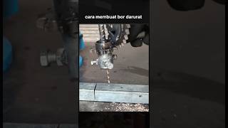 cara membuat bor darurat #welding #stickwelding #tukanglaskreatif #diy