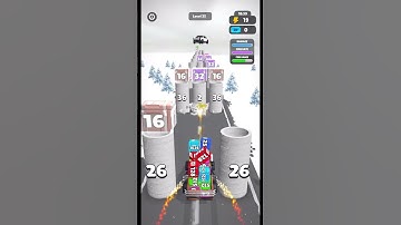 Car Rush 2048 Gameplay Level 35 (Android & ios) #gameplay #ios #android #level #shorts #reels #car