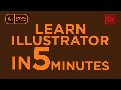 Learn Adobe illustrator in 5 Minutes in Urdu / Hindi - Special Tutorial