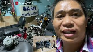 tuan moto. Cách khắc phục hụp ga ,cách chỉnh vệ sinh bình xăng con xe moto Rebel. Phần 1 .