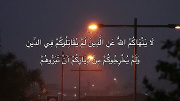 [الممتحنة: ٨-٩] القارئ: ياسر الدوسري