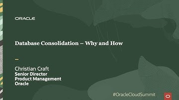 Lowering Costs with Database Consolidation – Technical Deep Dive