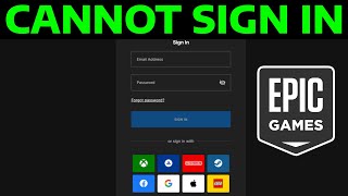 How To Fix Cannot Login To Epic Games Launcher