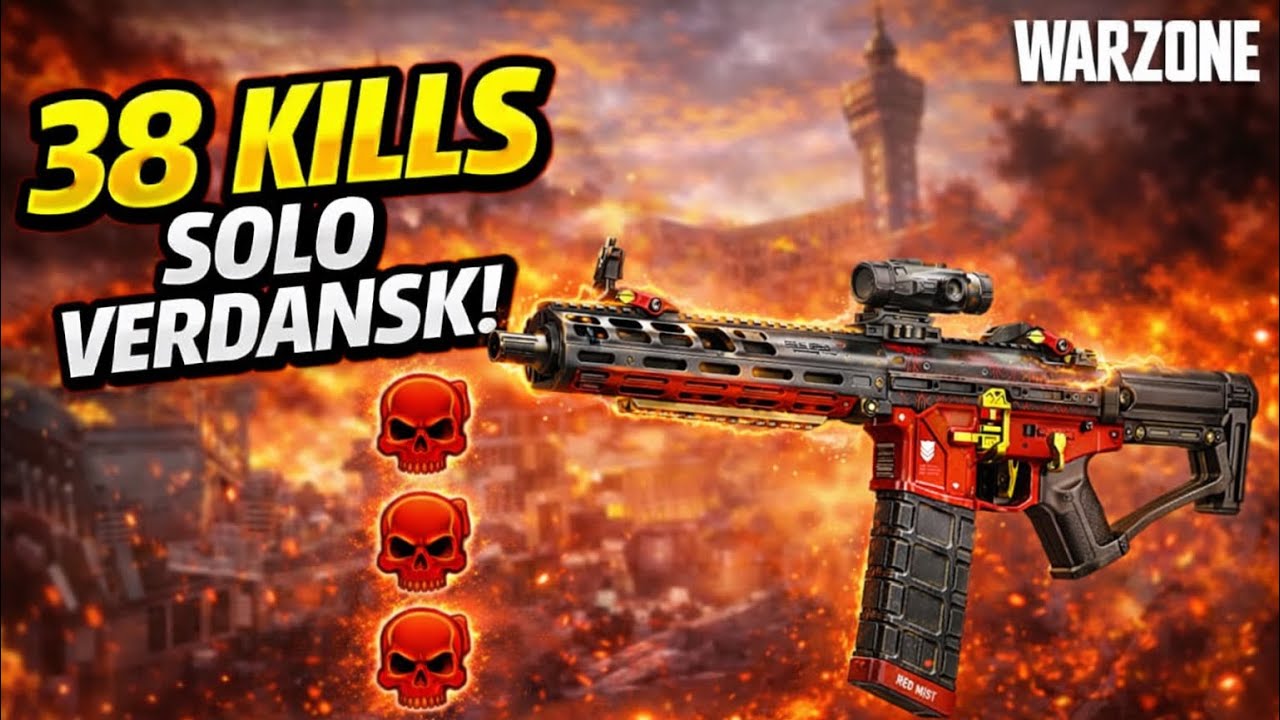 This M15 is BROKEN... 38 Kills in Solos Verdansk