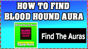 How To Find BLOOD HOUND AURA in FIND THE AURAS ROBLOX [Update] [walkthrough]