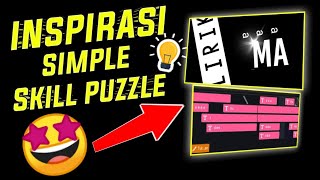 Tutorial lyric maker skill puzzle simple keren || IM_Wazil screenshot 5