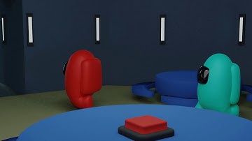 Simple Among Us Animation made in Blender