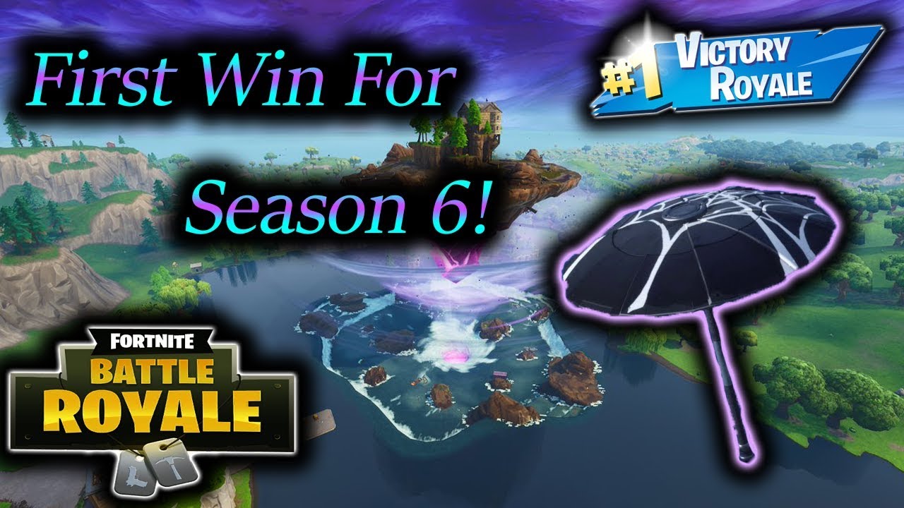 Fortnite: First Season 6 Win! - By, Evilerspartan