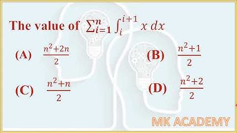 Calculus mcqs with answers and solutions | sum and integration problem | MK Academy