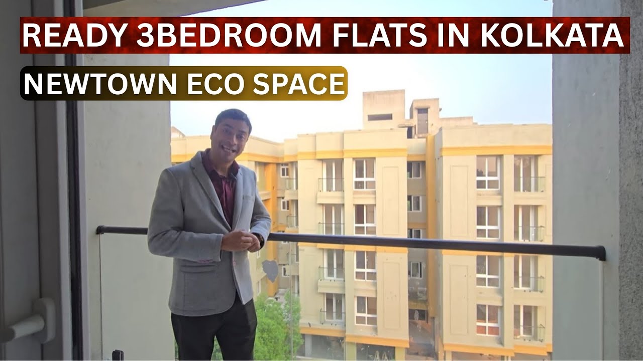 Готовые к заселению 3-комнатные квартиры в районе Ньютаун, Калькутта, рядом с IT-парком Eco Space...