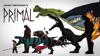 Primal Size Comparison | All Creatures in Genndy Tartatovsky's Primal