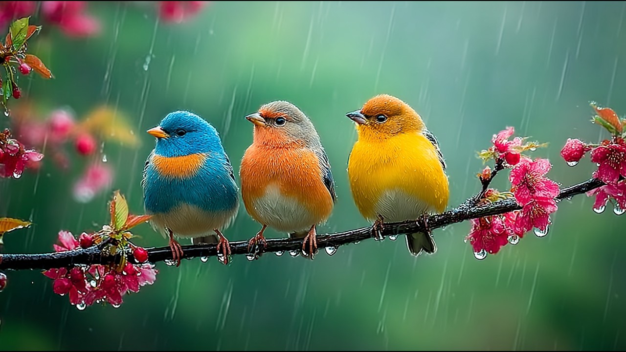 Relaxing Piano Music and Bird Sounds | Nature Sounds for Reading & Working