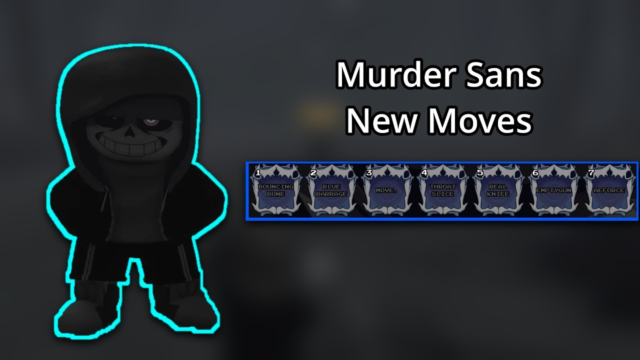 Murder Sans New Moves | Undertale: Last Corridor | Roblox