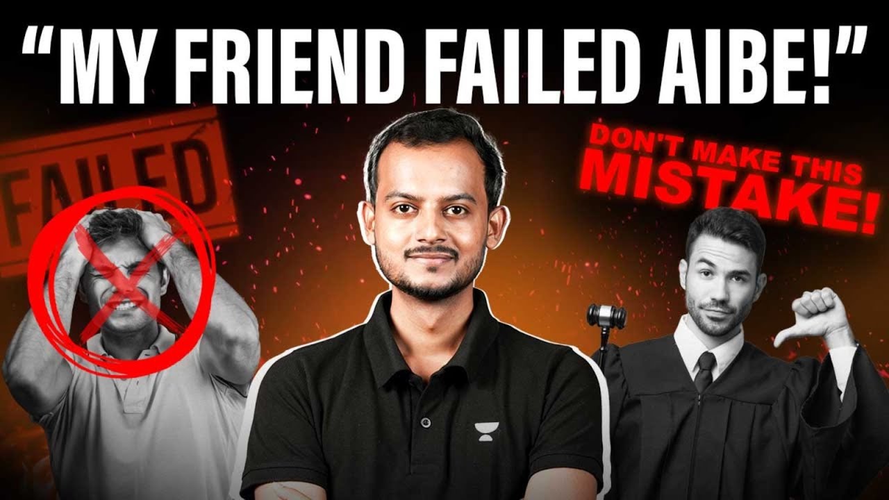 Why My Friend Failed AIBE Exam 😱 | All India Bar Examination | Pranjal Singh